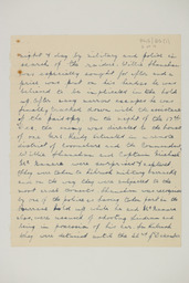 Handwritten brief biographical account of Commandant William Shanahan, page 6