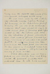 Handwritten brief biographical account of Commandant William Shanahan, page 8