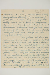 Handwritten brief biographical account of Thomas Shannon, page 2