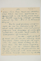 Handwritten brief biographical account of Thomas Shannon, page 3