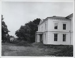 Restoration work Plassey House 1971