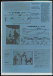 Brochure promoting performances of 'Monkey Rib' and 'Wounded Child' part 2