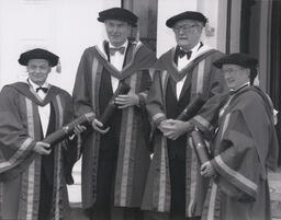 Honorary Conferring of Sir Gordon Smith Grieve Beveridge, Dr Michael Philip Mortell, Dr Colm Ó hEocha and Professor William James Smyth.