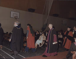 [Group of academics and Governing Body at graduation ceremony.]