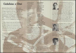 Brochure promoting performances of 'Cúchulainn a Chroi' part 2