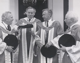 Honorary Conferring of Tony Ryan, Thomas Ryan, Philippe Marquis de MacMahon, Duc du Magenta, and Paul Quigley.