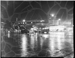 Shannon Airport at Night - Aircraft on Ramp