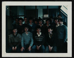 Group Portrait of Students [at Thomond College?]