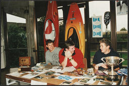 Student representatives of the UL History Society, Gaelic Games Club and Kayak Club