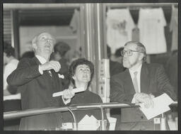 Edward Walsh, Garry Hynes and Pat Kelly at the opening of the 8th annual UL Arts Days