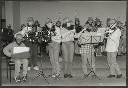 Milford National School Band performing during UL Arts Days