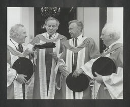 Honorary conferring of Tony Ryan, Thomas Ryan, Philippe Marquis de MacMahon, Duc do Magenta and Paul Quigley