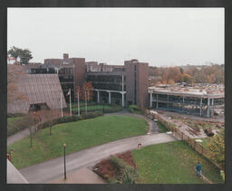 Construction of canopy between Block C and Glucksman Library