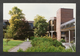 Elevated and other views of the campus grounds