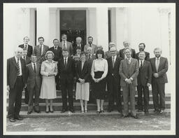 Members of the Governing Body of NIHE Limerick outside Plassey House