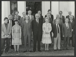 Members of the Governing Body of NIHE Limerick outside Plassey House