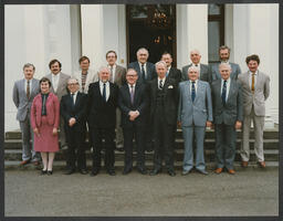 Members of the Governing Body of NIHE Limerick outside Plassey House