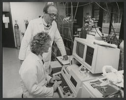 Students and teacher in a science laboratory