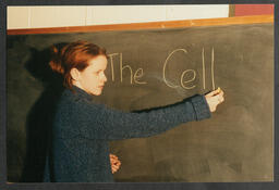 Classroom and lab shots of secondary school students labelled "Education web images - Janet Moody"