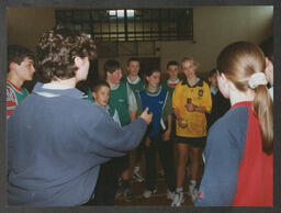 Classroom and lab shots of secondary school students labelled "Education web images - Janet Moody"