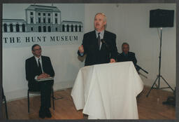 Shots of opening of Hunt Museum including preparatory work