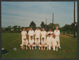 Shot of cricket team