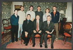 A group portrait of individuals at the launch of History Studies