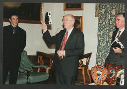 David Fleming, Dr Roger Downer and Edward Horgan at the launch of History Studies