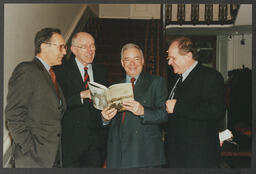 Professor Marc Serge Riviére, Dr Roger G H Downer and others at a book launch "The Governor's Noble Guest"