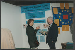 Attendees at the Food Science Research Centre Information Stand at the University of Limerick