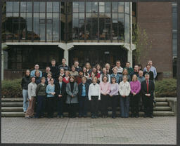 Various shots including groups on campus, graduations, UL buildings, UL campus etc. labelled "Maurice Gunning & Brendan Gleeson"