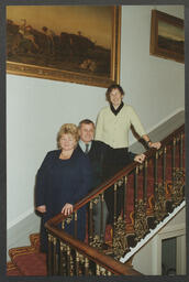 Individuals at an awards event [SCI or CSI Awards] in Plassey House at the University of Limerick