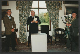 John Griffin addressing ITD staff and attendees at his retirement party at Plassey House at the University of Limerick