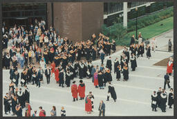 Graduates Outside the Foundation Building after their Graduation at the University of Limerick