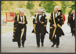 John A. Daly, Leo Colgan and Dr. Ed Walsh Preceding an Academic Procession at a Conferring Ceremony at the University of Limerick