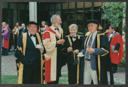 John A. Daly, Éamonn McQuade and Other Faculty Members at a Conferring Ceremony at the University of Limerick