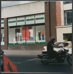 Various shots of landmark sites in Limerick City, shots of construction of Sarsfield Lock - box file labelled "Limerick City"