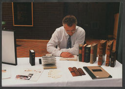 Book Vendor at the Liberty Book Fair in the Foundation Building at the University of Limerick