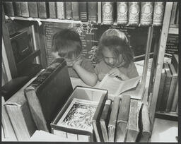 Children reading Books at the Liberty Book Fair in the Foundation Building at the University of Limerick