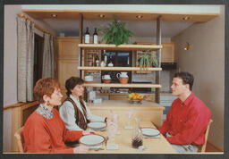 Interior of Student Accommodation Displaying Dining Facilities in Kilmurry Village at the University of Limerick