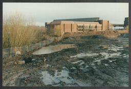 Detailed shots of the phases of construction of the Library and Information Science building (LIS) [Glucksman Library]