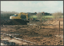 Detailed shots of the phases of construction of the Library and Information Science building (LIS) [Glucksman Library]