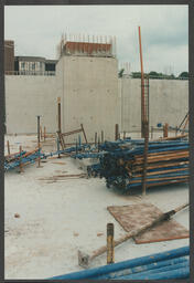 Detailed shots of the phases of construction of the Library and Information Science building (LIS) [Glucksman Library]