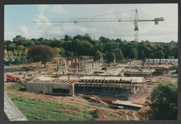 Detailed shots of the phases of construction of the Library and Information Science building (LIS) [Glucksman Library]