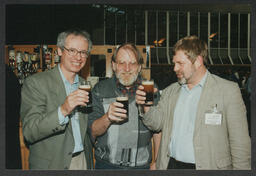 Prof Doug Grant, Swinburne University of Technology Australia Enjoying Refreshments With Other Individuals at the International Conference on Systems Engineering (ICSE) 2000 at the University of Limerick