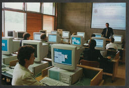 Students in a Computer Lab at the Glucksman Library at the University of Limerick