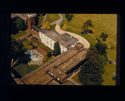 Aerial views of campus, construction and visitors