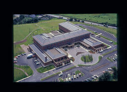 Aerial views of campus, construction and visitors